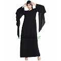 Fairy sleeves abaya- Black Fairy sleeves abaya- Black